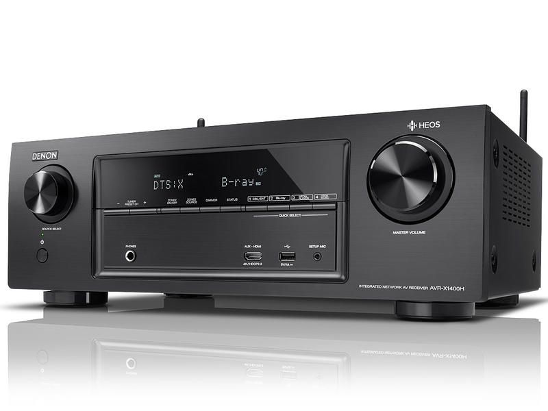 Kino Domowe Denon AVR-X1400H 7.1 wifi bluetooth Spotify.