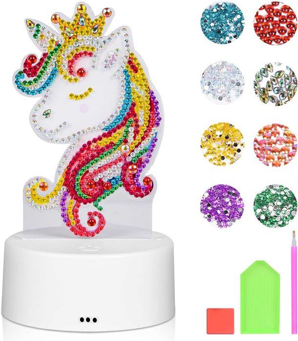 Nowa lampka LED / jednorożec / ozdoba / diamond painting !1121!