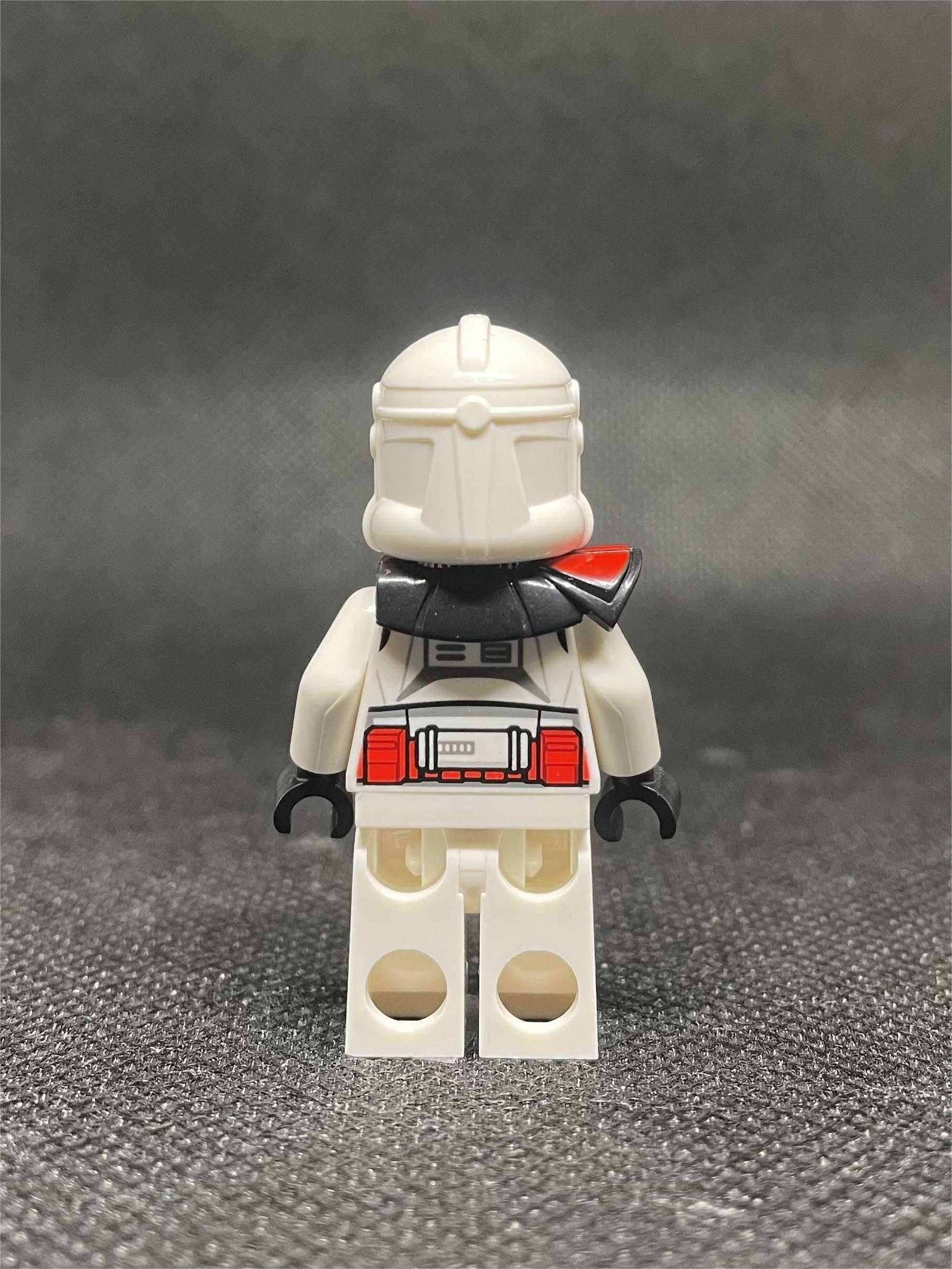 Custom do LEGO Star Wars czerwony Pauldron