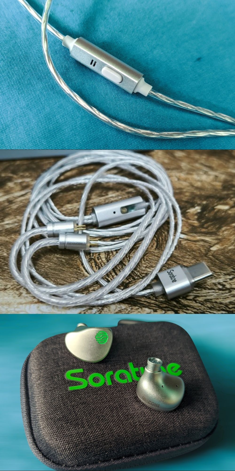 Новинка! HI-FI Навушники Soratune BL02 з DSP + кабель OCC XINHS M99