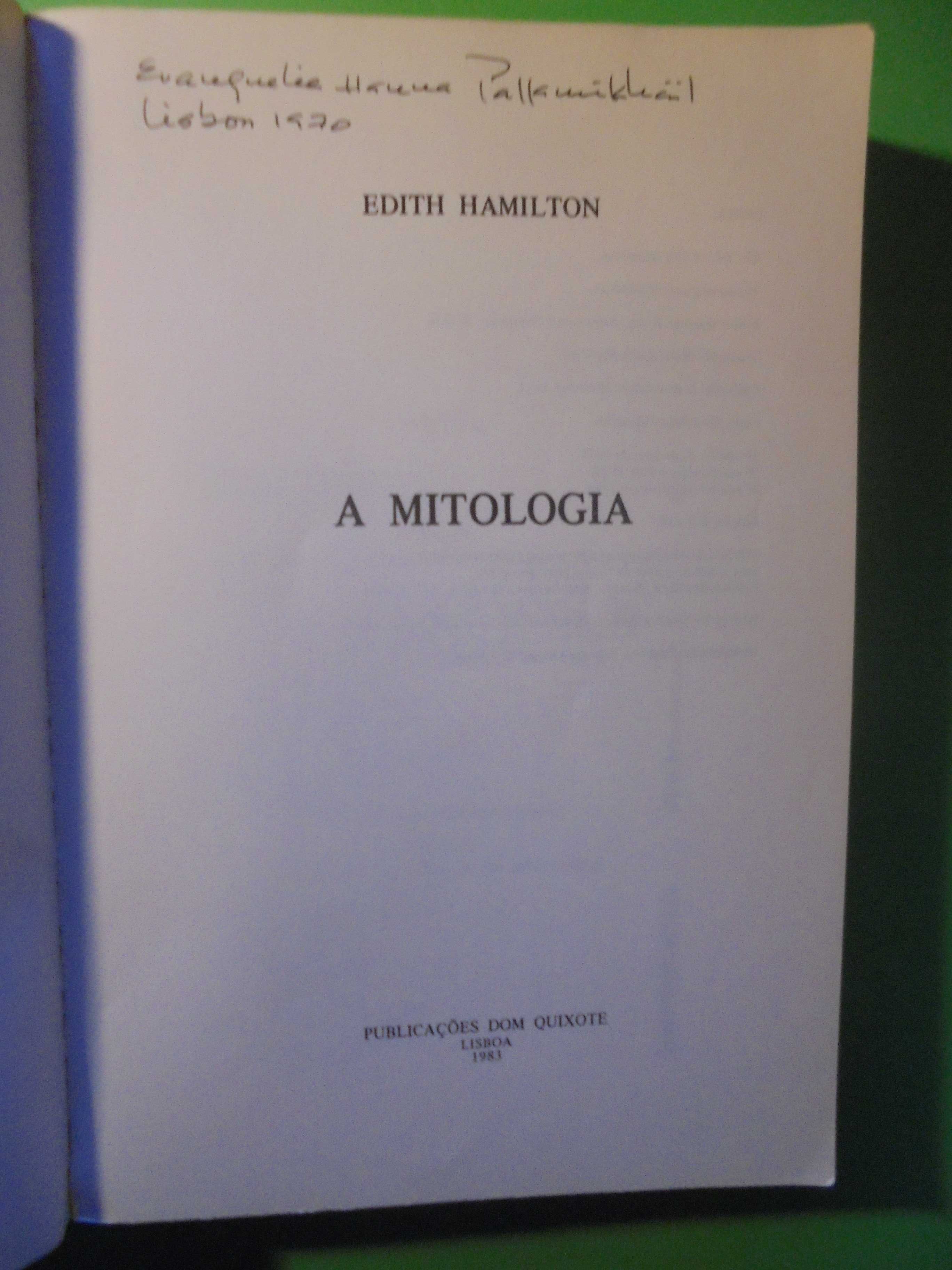 Hamilton (Edith);A Mitologia