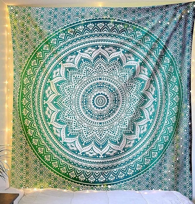 Gobelin Mandala 213x228 cm • 100% Bawełna • Styl Boho