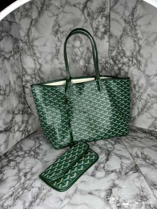 Сумка кожаная и конва Goyard оригинал номерная