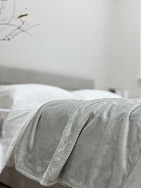 Плед-покривало Ecotton Wellsoft Cool gray Полуторне 150х220 см