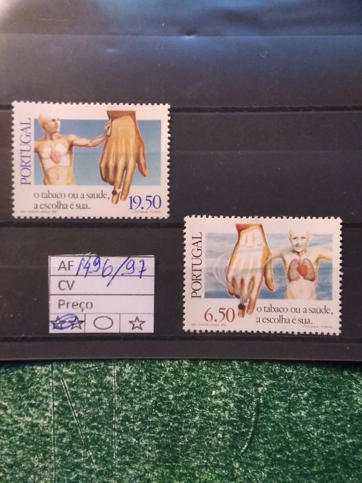 1980 Tabaco Ou Saúde a Escolha é Sua MNH **