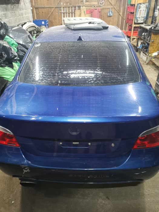 BMW E60 klapa bagażnika tył Le Mans Blau 490/5