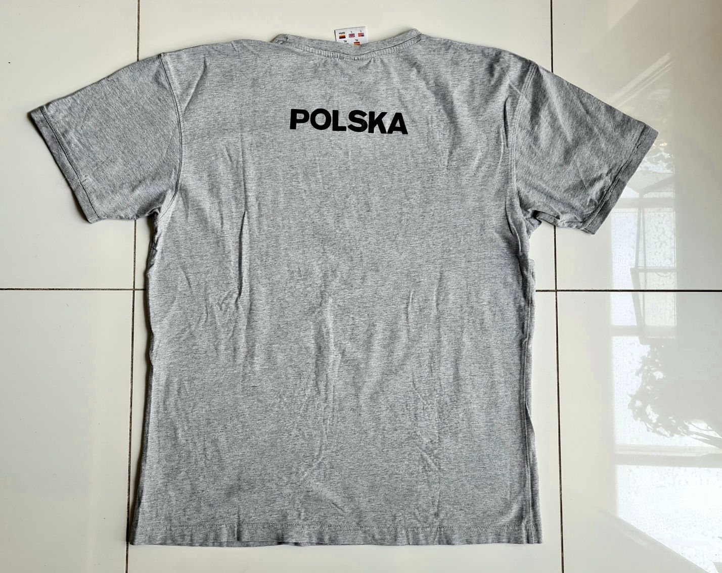 Reebok koszulka t-shirt treningowy szary rozm. L/XL