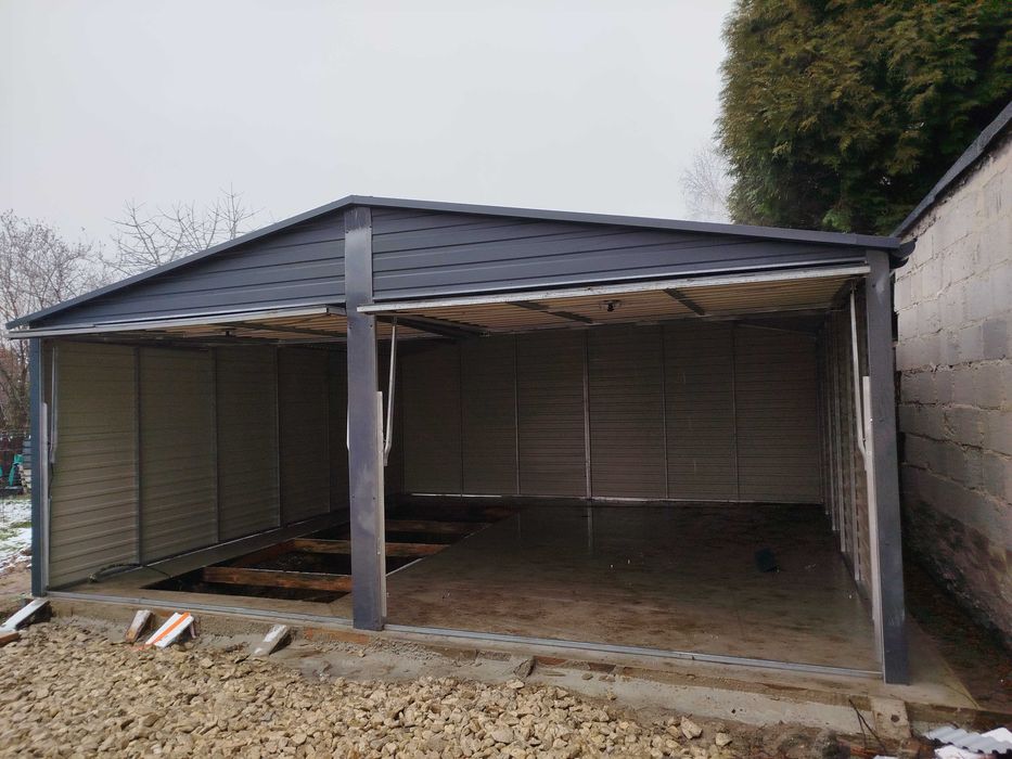 Garaż Dwustanowiskowy 7x5 GRAFIT PROMOCJA