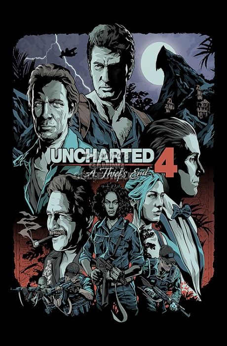 Uncharted - Quadros 40x50cm