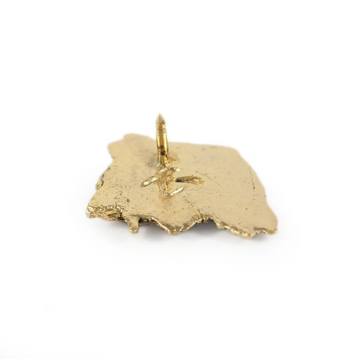 Owczarek francuski Briard pin pozłocony w pudełku Art-Dog