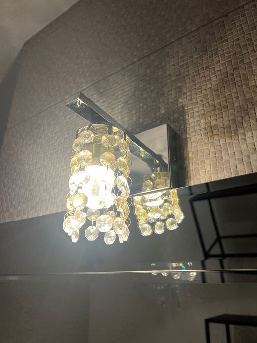 2x kinkiet ścienny glamour