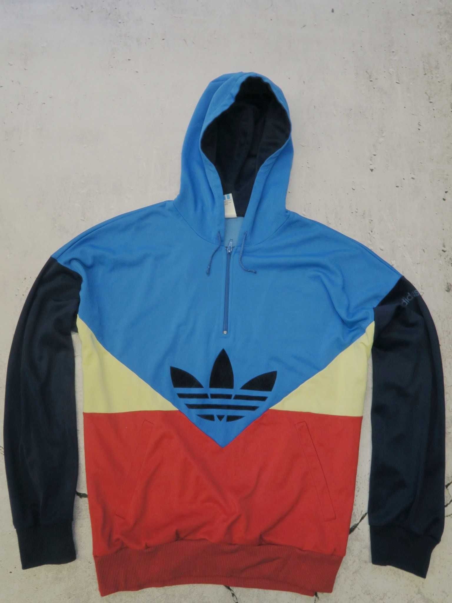 Adidas Originals bluza vintage z pluszowym logo L