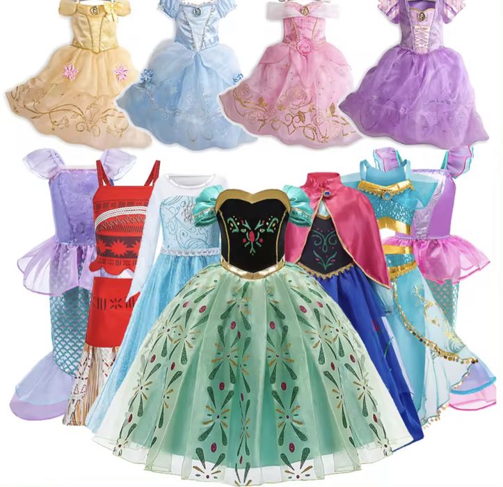 Карнавальні костюми для дівчаток від 1 року до 14 принцеси