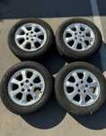 Диски Opel R15 5x110 ET43 з резиною 195/65/15 титани Опель Зафіра