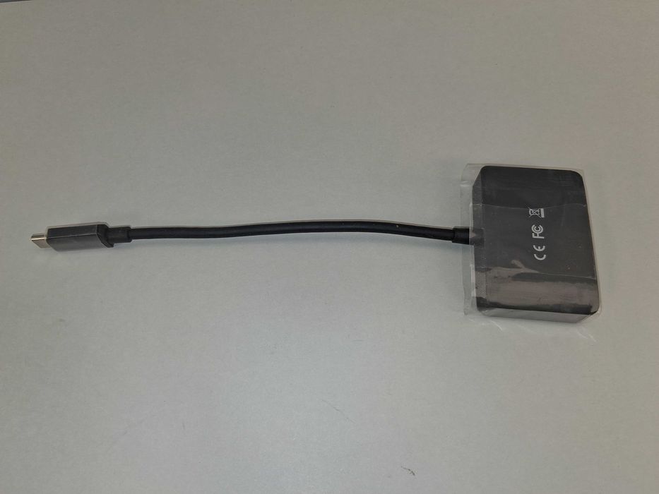 N162 Adapter USB-C HDMI VGA 4K Przejściówka Do Laptopa TV Projektora