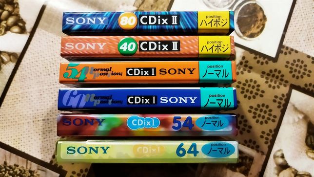 Аудиокассеты SONY аудио кассеты Japan market