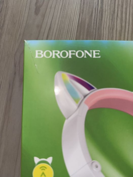 Бездротові складні навушники з мікрофоном і bluetooth с ушками и led