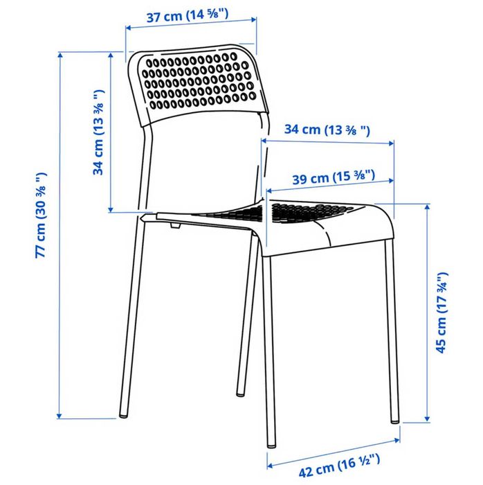 Cadeira branca Ikea