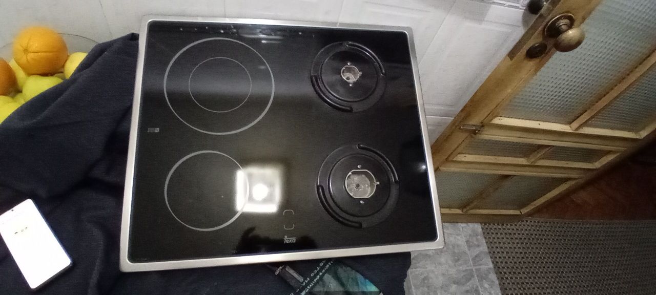 Placa Teka gás e eletricidade