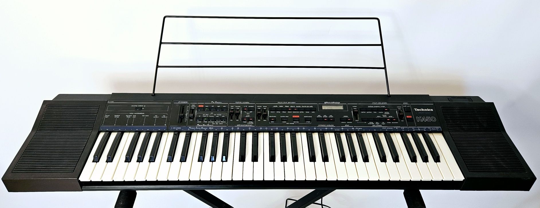 Keyboard Technics K450 + Case, Vintage 1986
