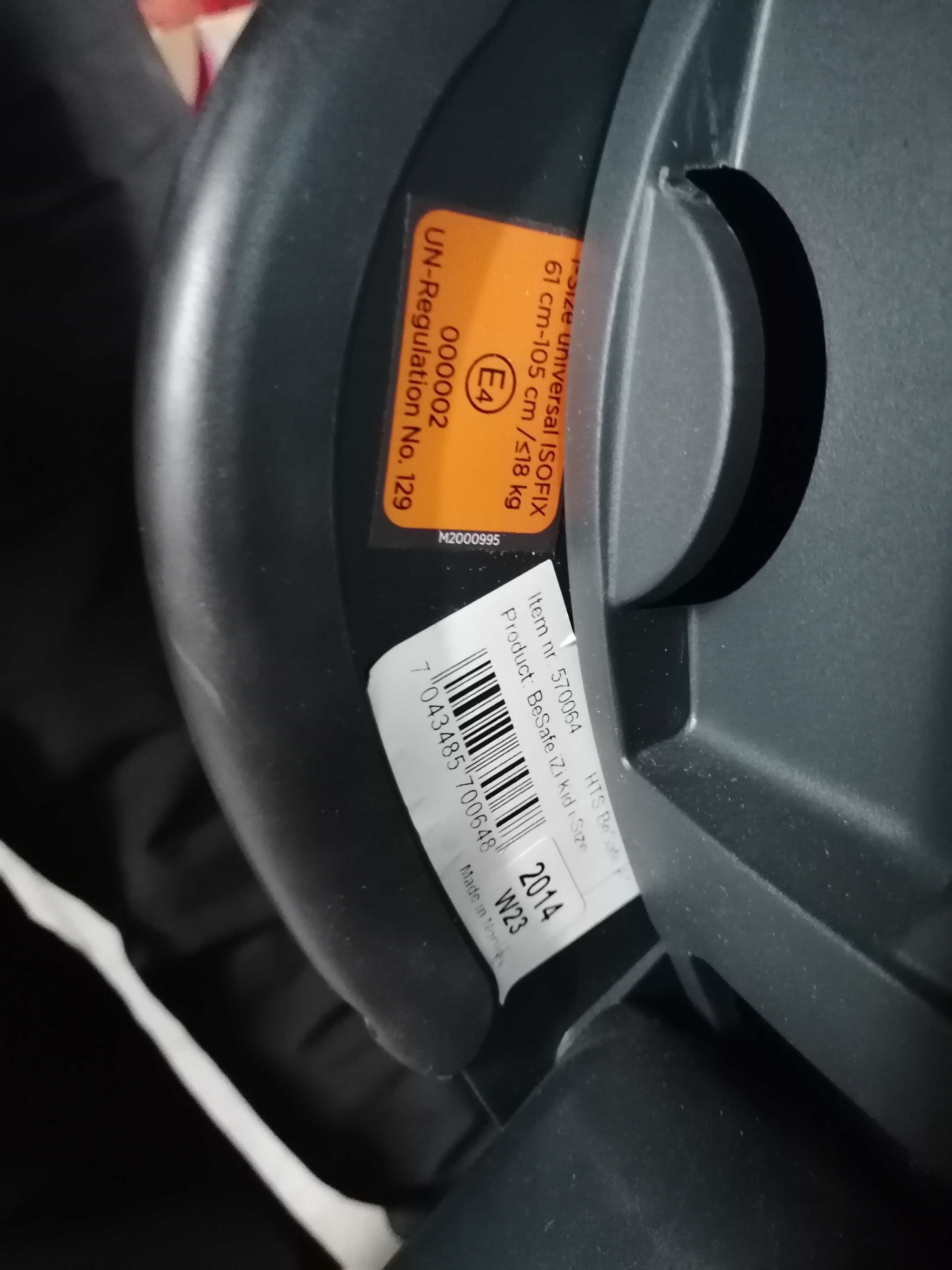 Cadeira auto BeSafe IZI KID Com ISOFIX