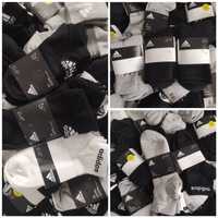 Шкарпетки adidas sport casual білі сірі чорні високі короткі опт