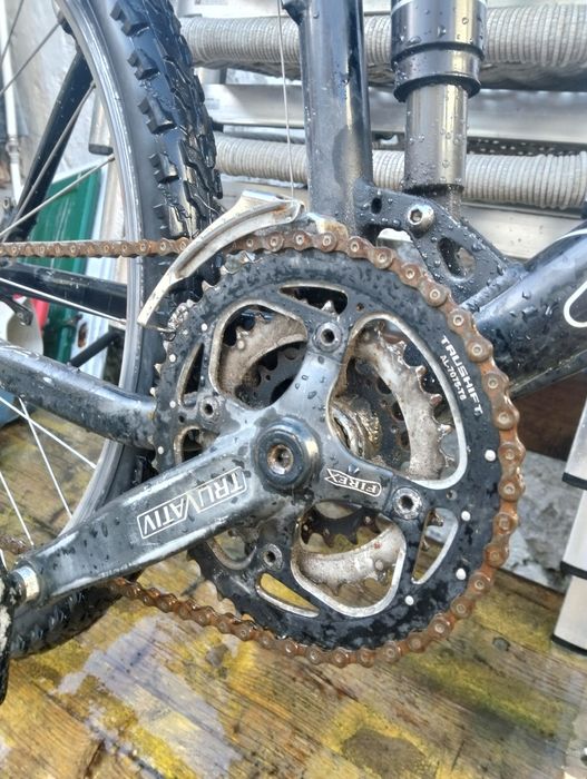 Bike com mola e suspensão