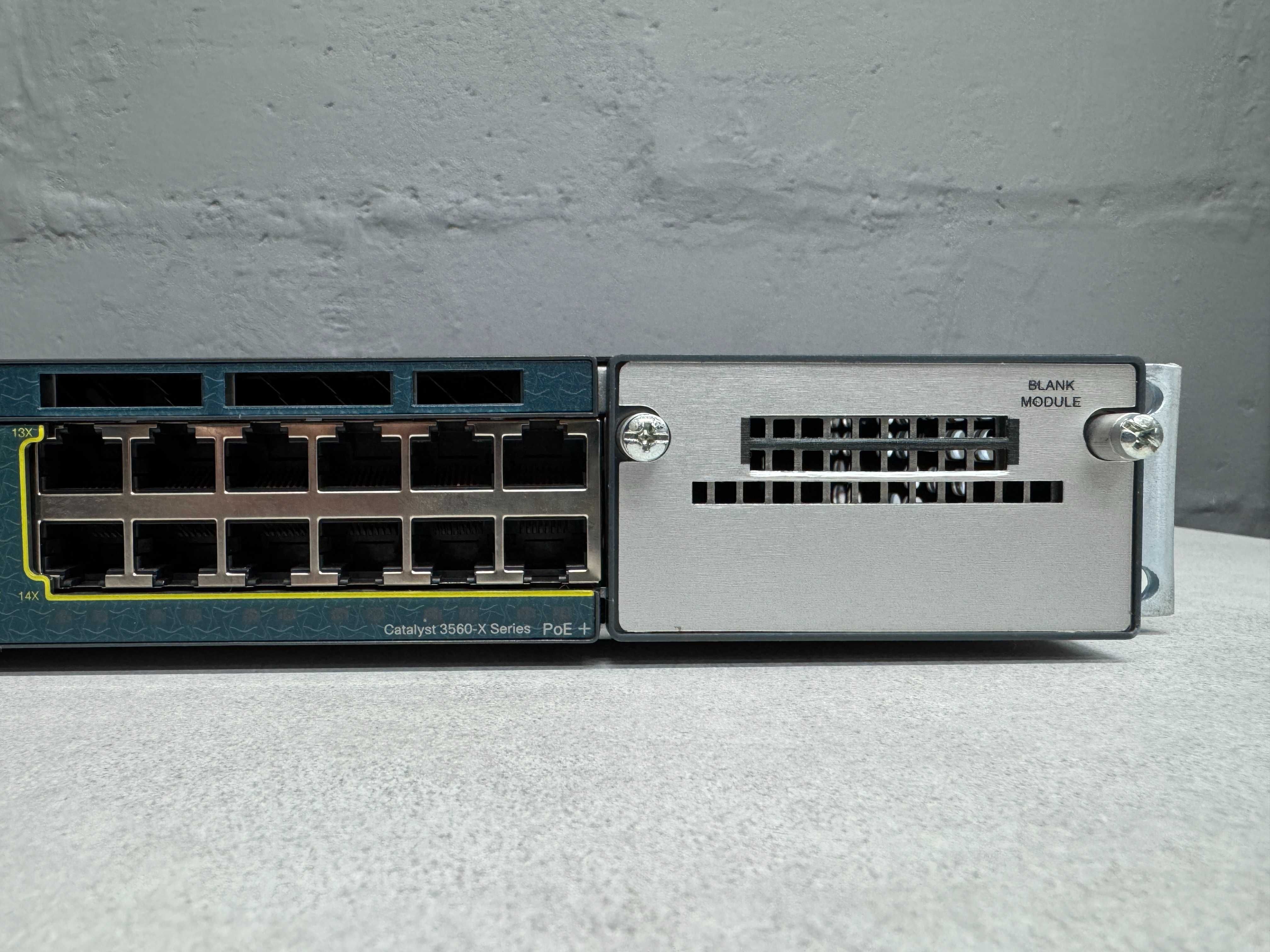 Гигабитный 24PoE коммутатор Cisco WS-C3560X-24P-S безнал/гарантия