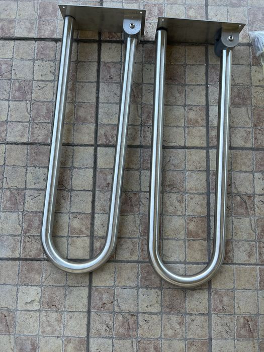 Поручні інвалідні з нержавійки.