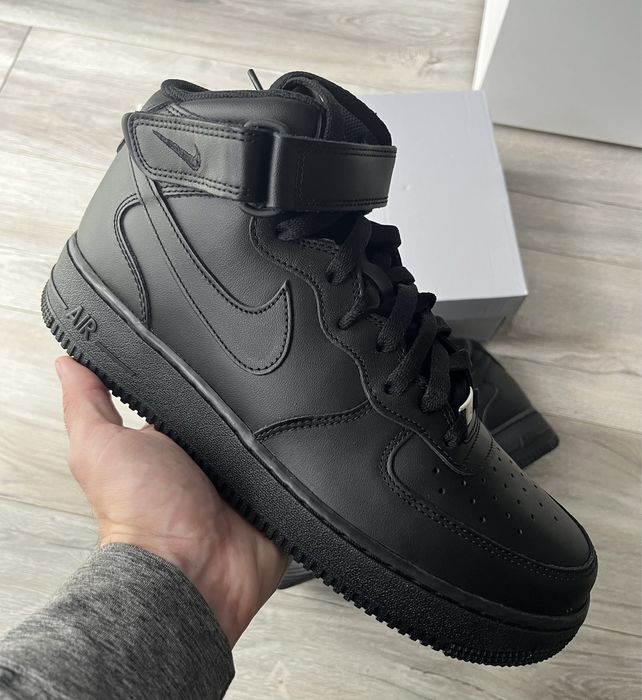 Buty Nike Air Force 1 Mid '07 Czarne nowe 44 10US