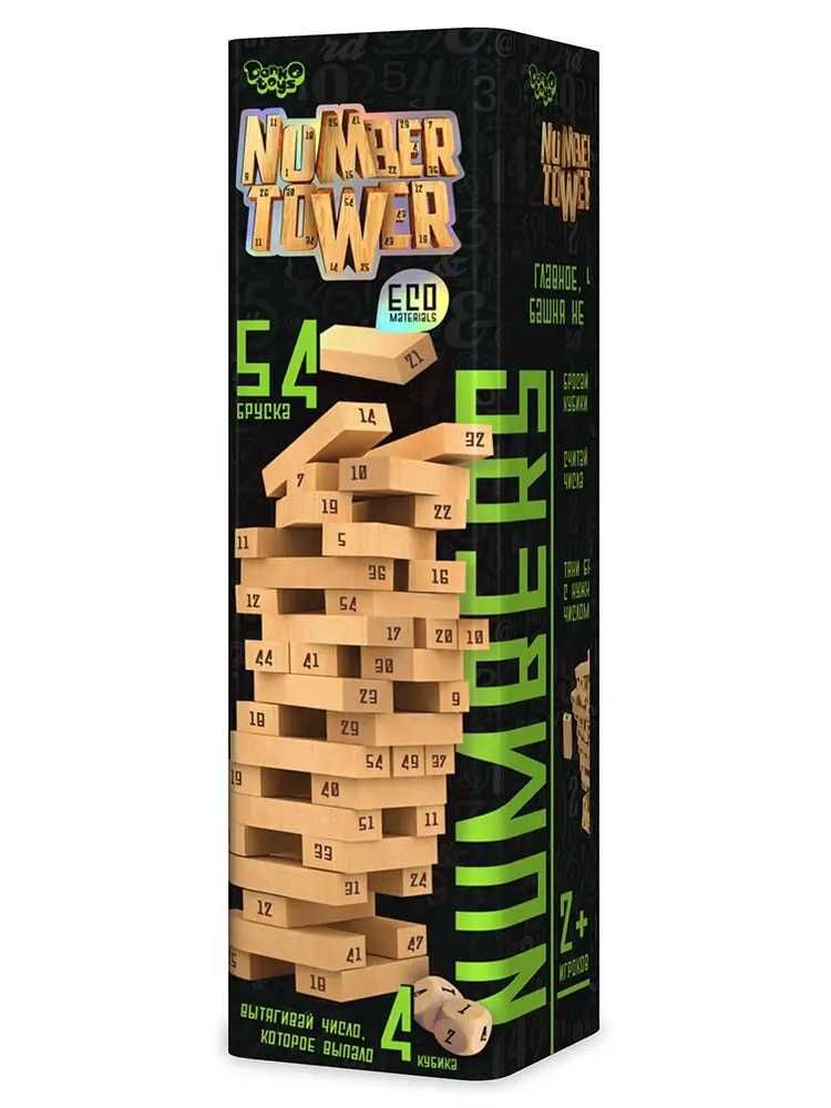 Игра Number Tower Danko Toys vega, вега, башня, дженга, джанга