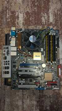 комплект 775, Asus P5B DELUXE SLI+xeon e5420 4 ядра+DDR2-8Gb+кулер