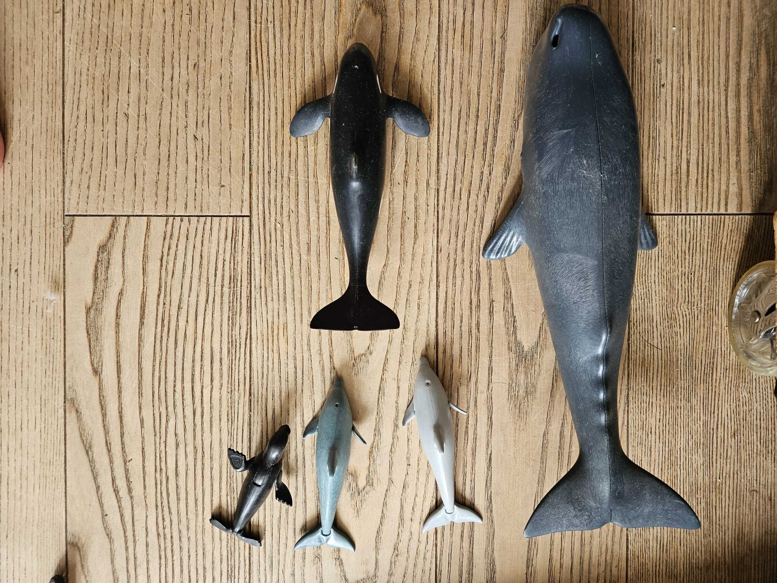 Playmobil – delfiny, wieloryb, zwierzęta leśne – mix