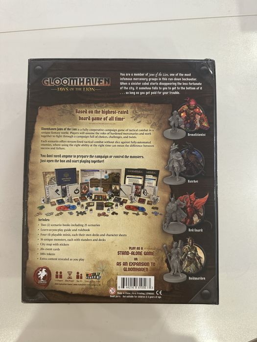 Настільна гра Темна Гавань: Щелепи Лева, Gloomhaven Jaws of the Lion