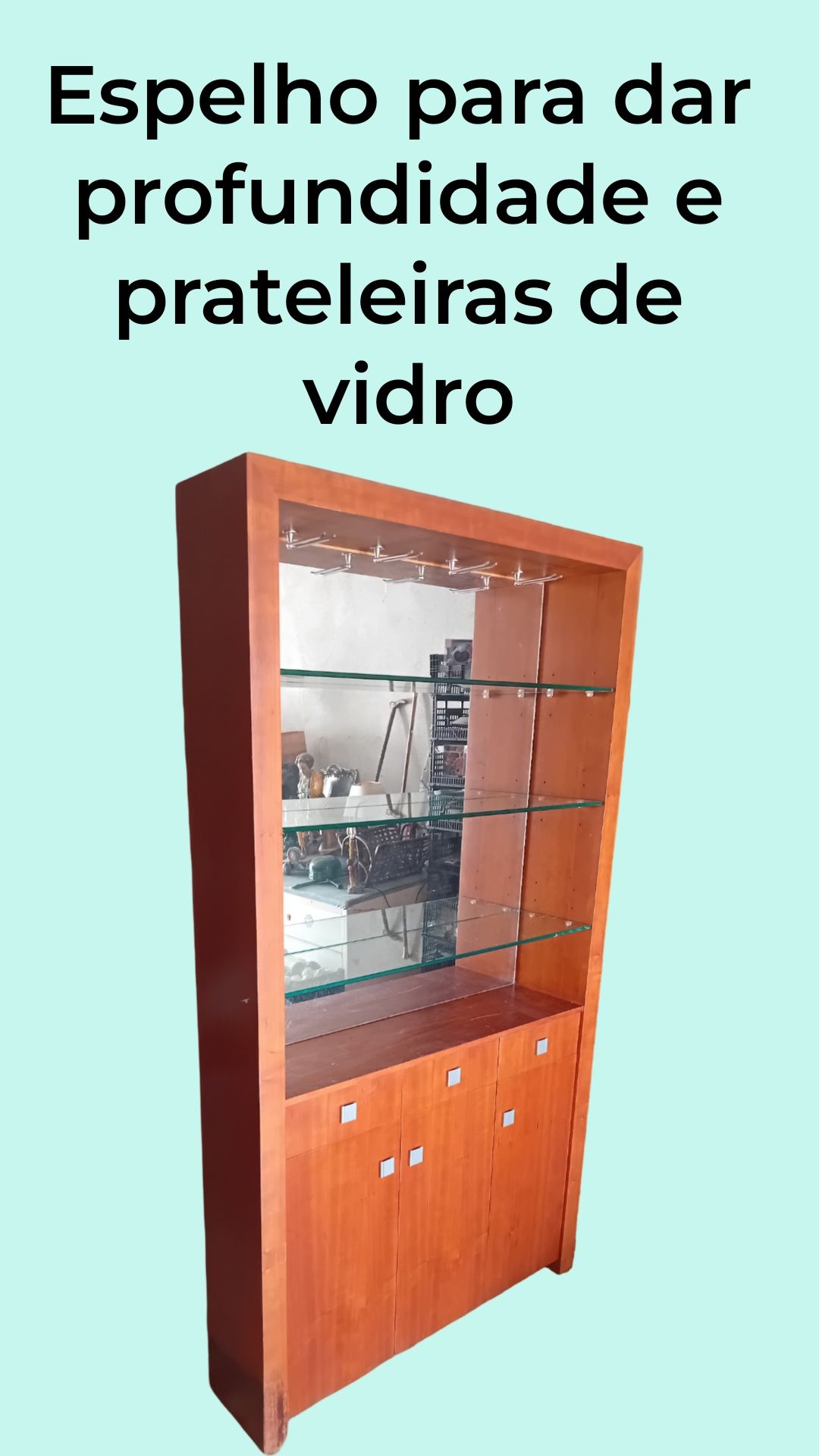 Movel expositor.