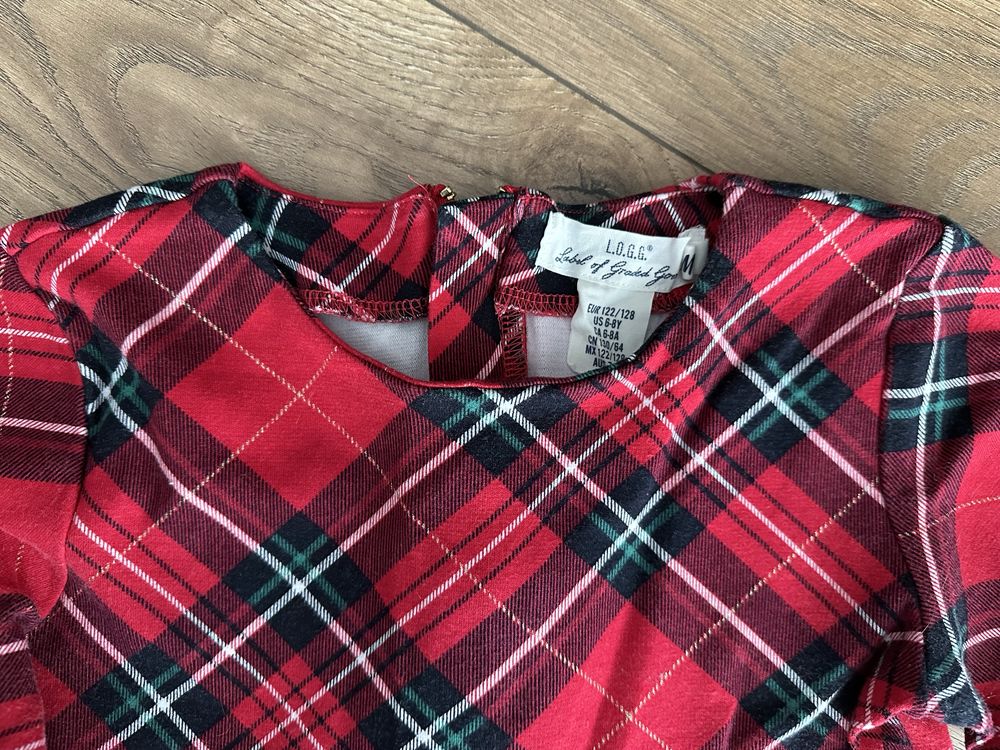 Sukienka H&M rozm.122/128 kratka