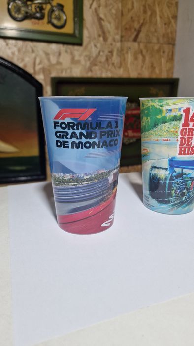 Copos colecção Fórmula 1 Mónaco