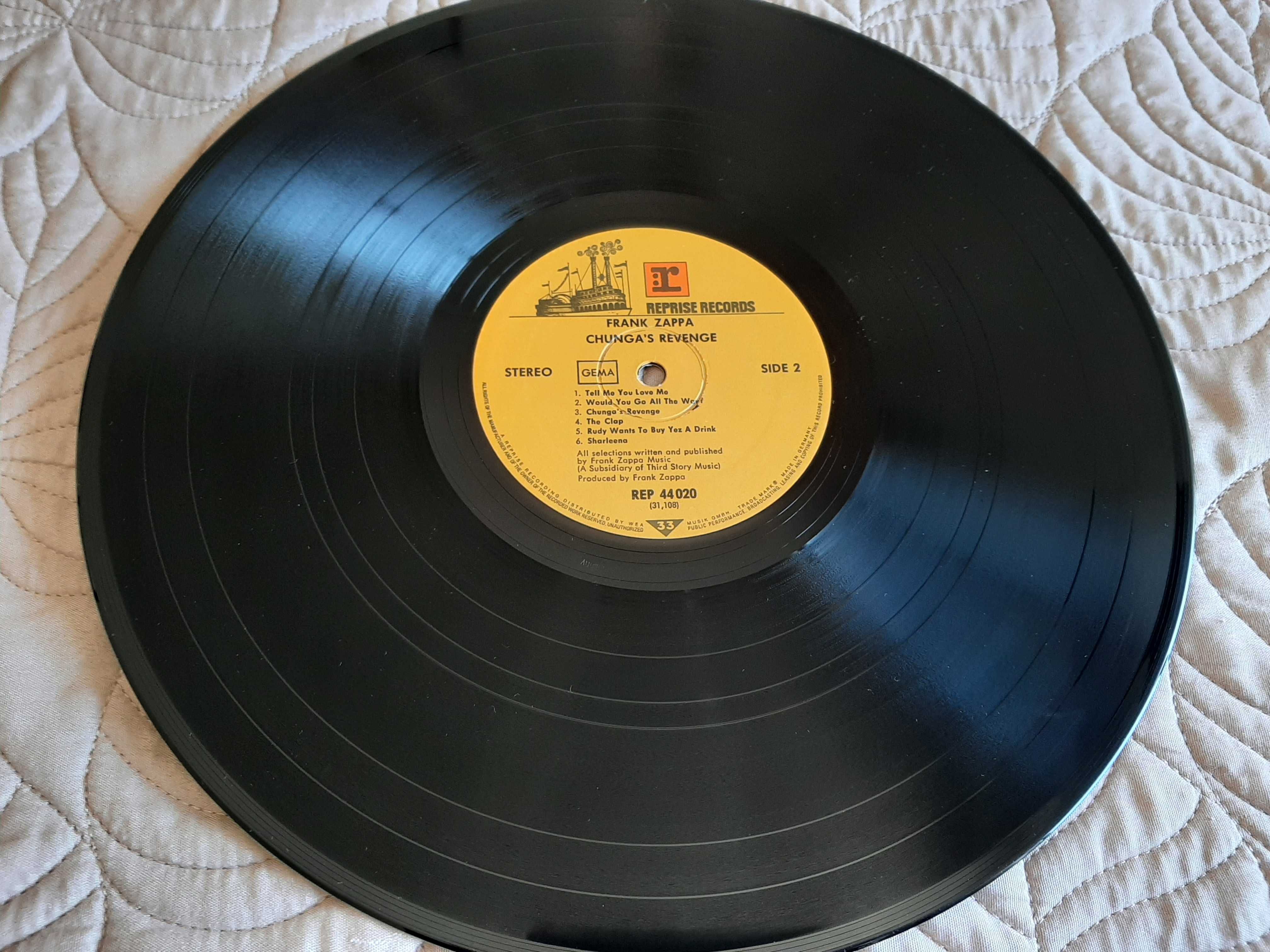 Frank Zappa - Chungas`s Revenge - Germany - Vinil LP
