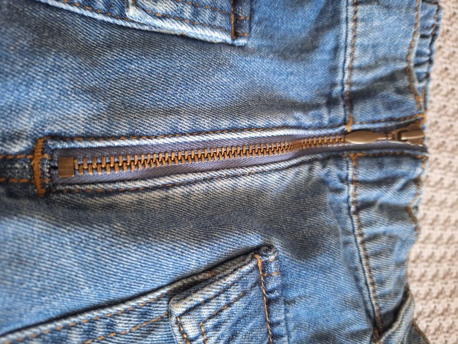 F&F spódnica jeansowa z kieszeniami r.140