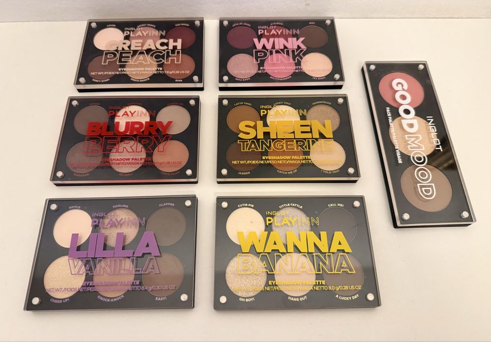 Zestaw paletek do makijażu oczu INGLOT + Gratis