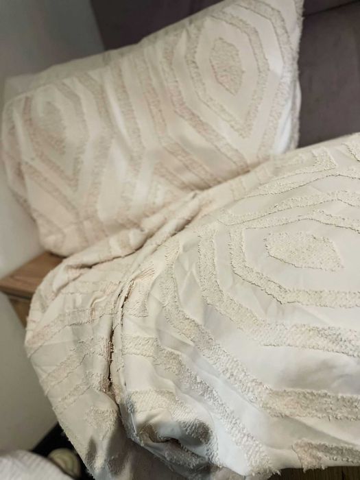 Nowe duże narzuty pledy podwójne zapinane 220x220 Matalan kolory wzory