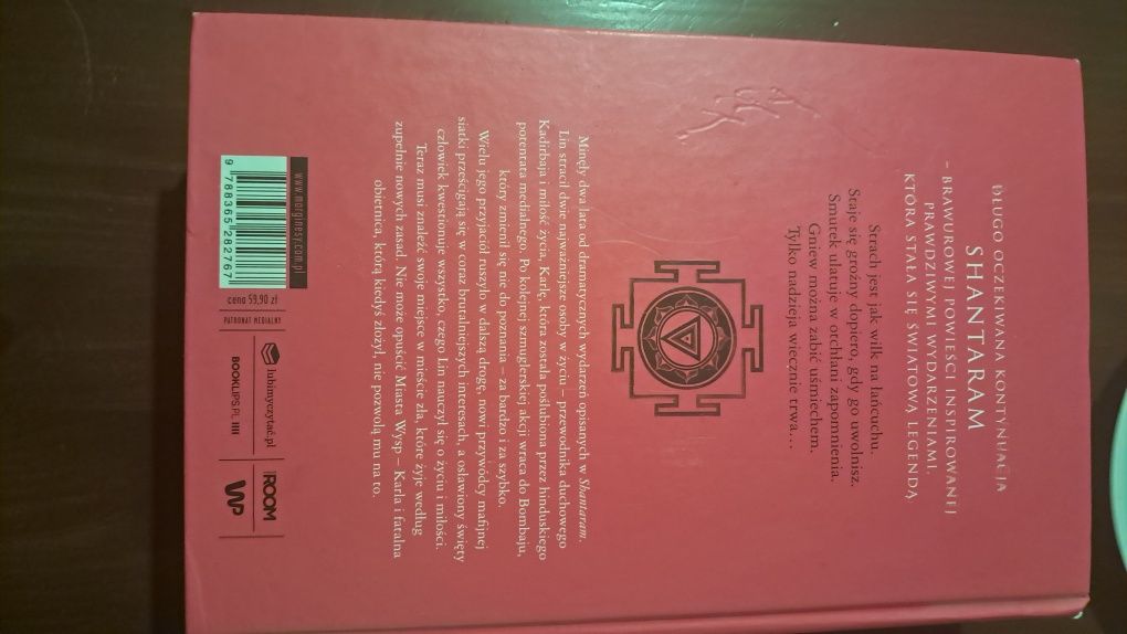 ZESTAW "Shantaram", "Cień Góry" Tom 1+2, Gregory David Roberts UŻYWANE