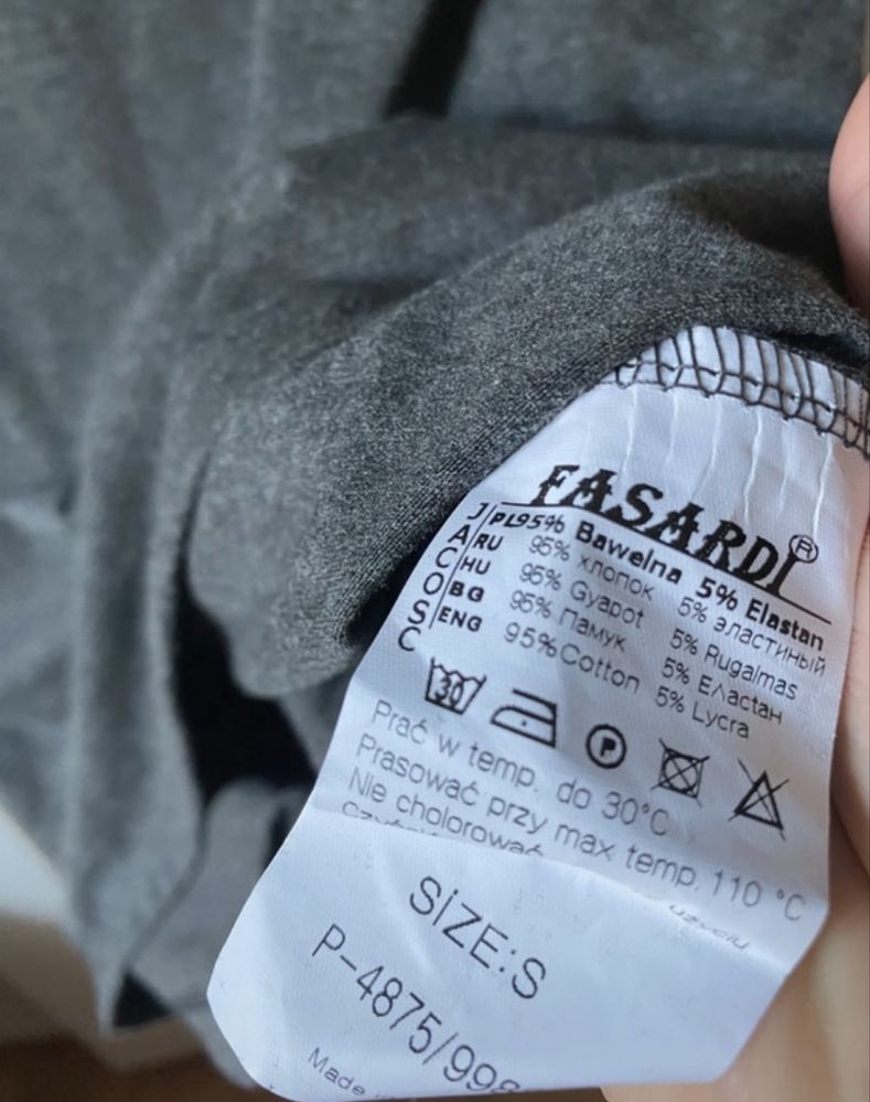 Sukienka bawełniana wygodna sukienka dresowa nowa z kieszeniami Fasard