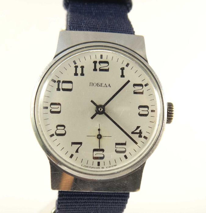 Часы Победа механические винтажные обслужены точный ход