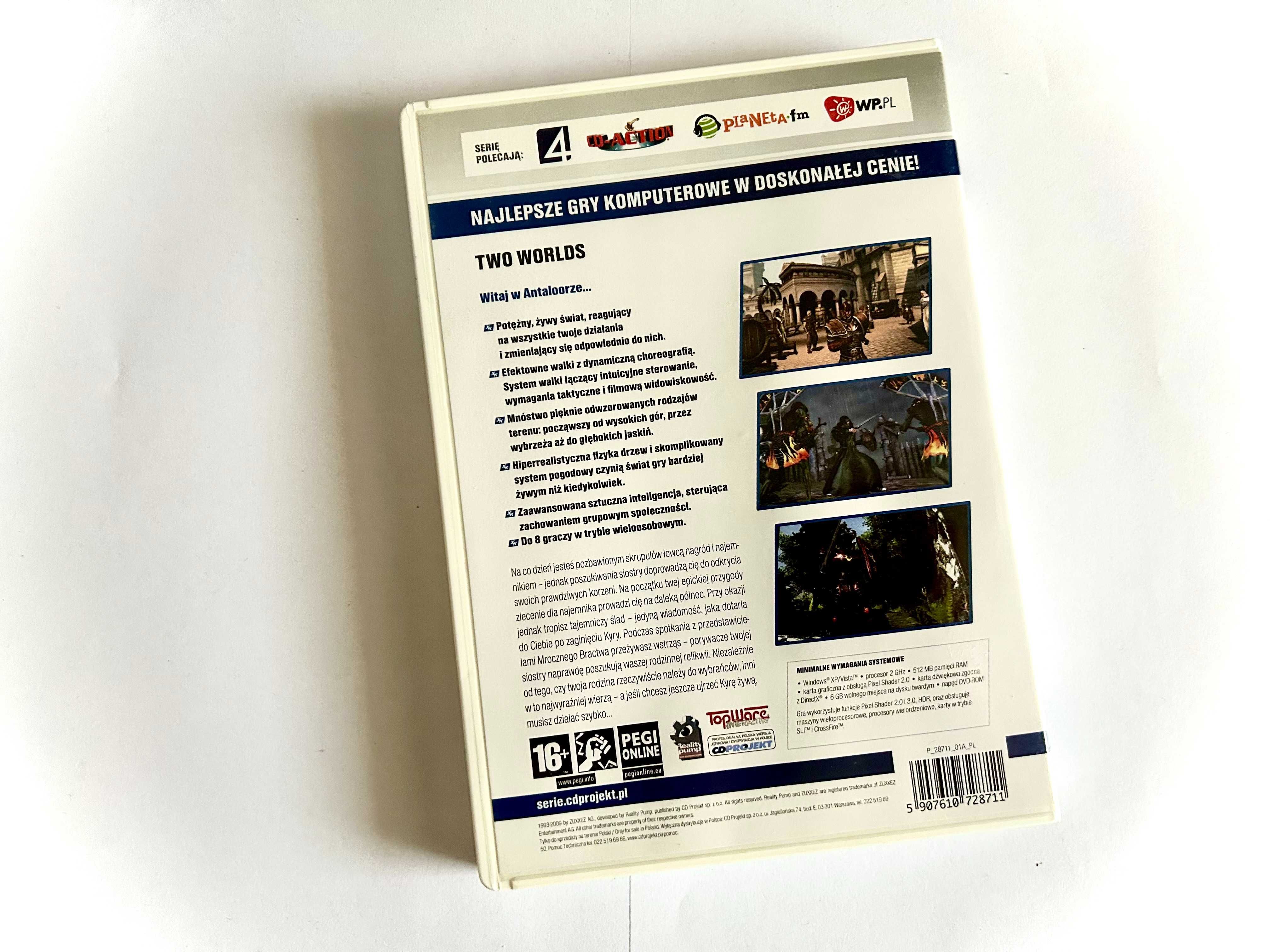 Two Worlds Extra Klasyka PL DVD-ROM STAN 6/6 BEZ RYS!!!