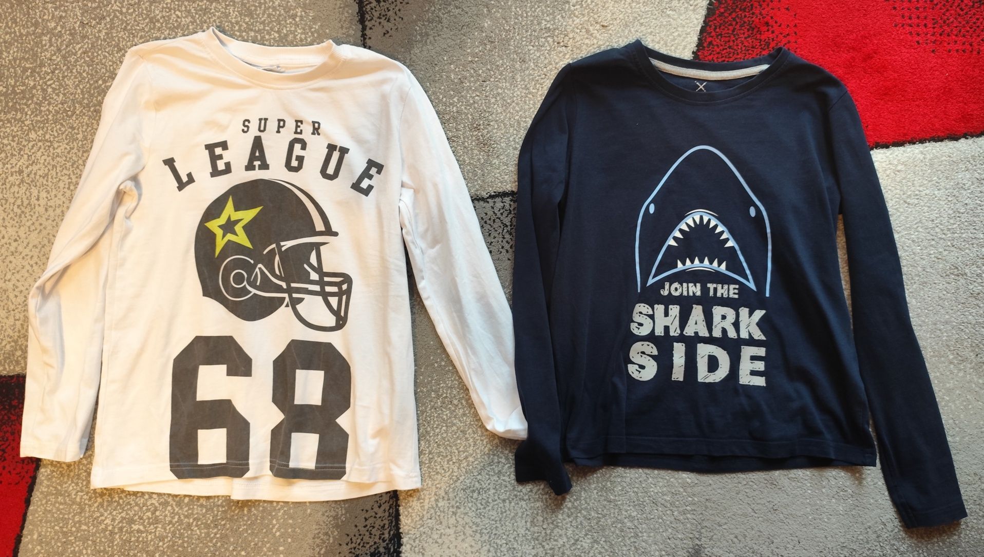 Zestaw 8 sztuk bluzek/koszulek 146/152 Smyk, Coccodrillo, H&M, C&A