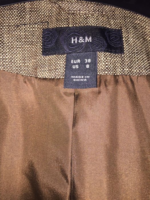 Brązowy Żakiet H&M