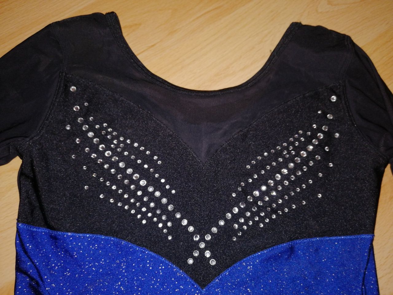 strój gimnastyczny body cyrkonie gimnastyka artystyczna 146-158cm