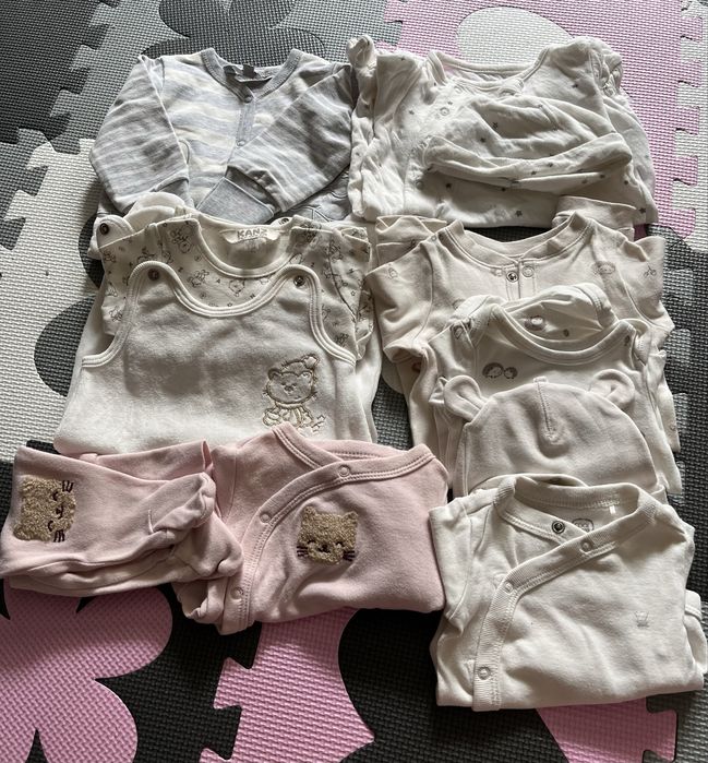 Paka ubranek body czapeczka rozm. 60
