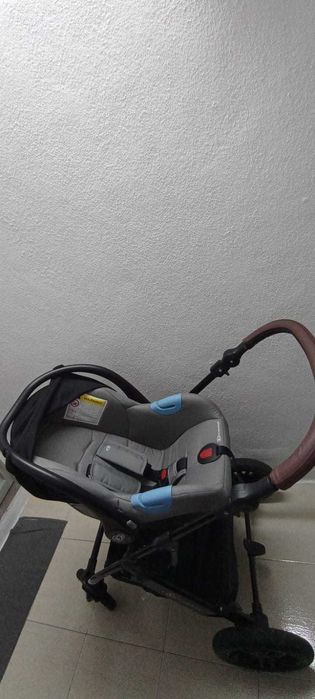 Carrinho de bebé dobrável, 3 em 1